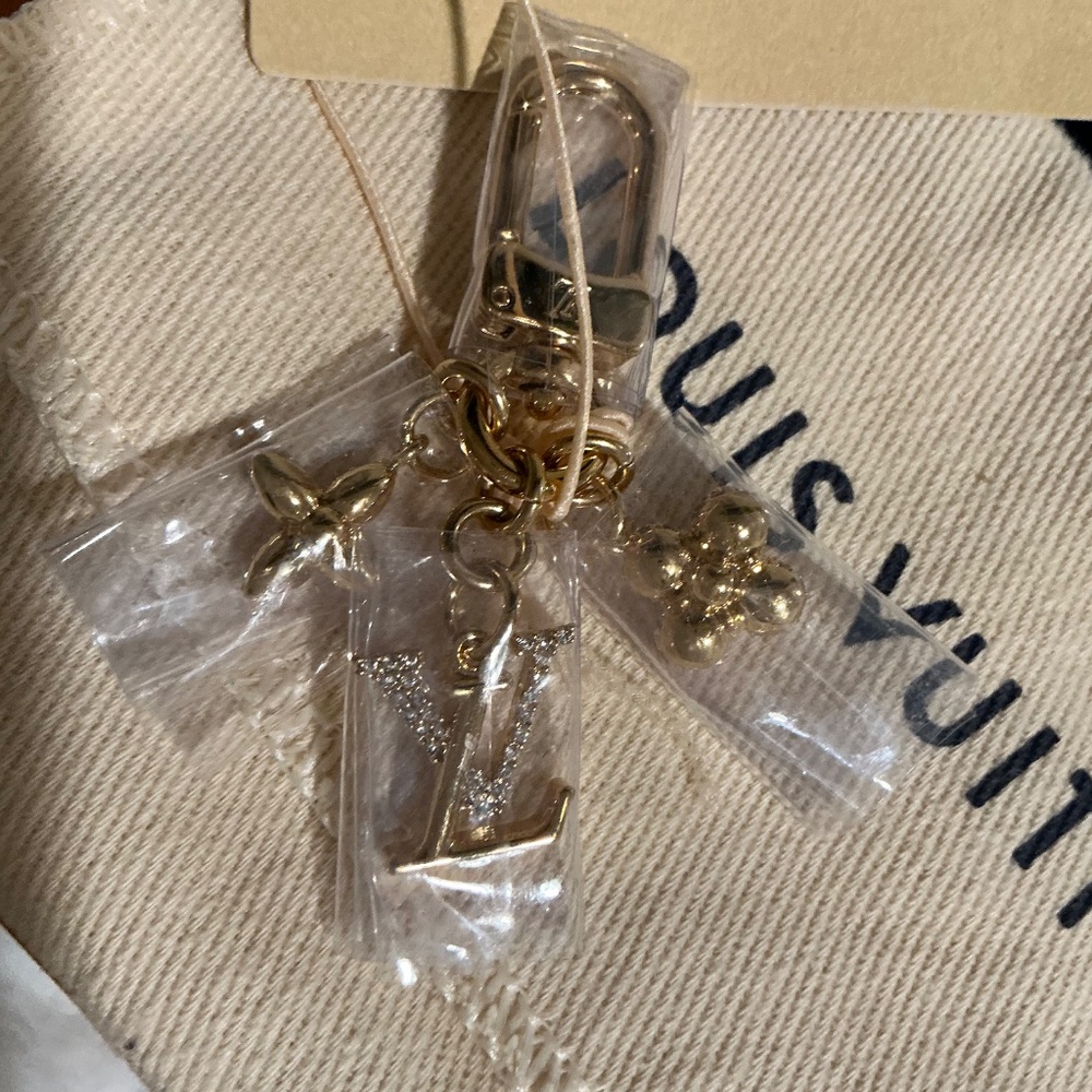 NWT Louis Vuitton Micro Bag Charm (Gold/Crystals) - Picture 15 of 16